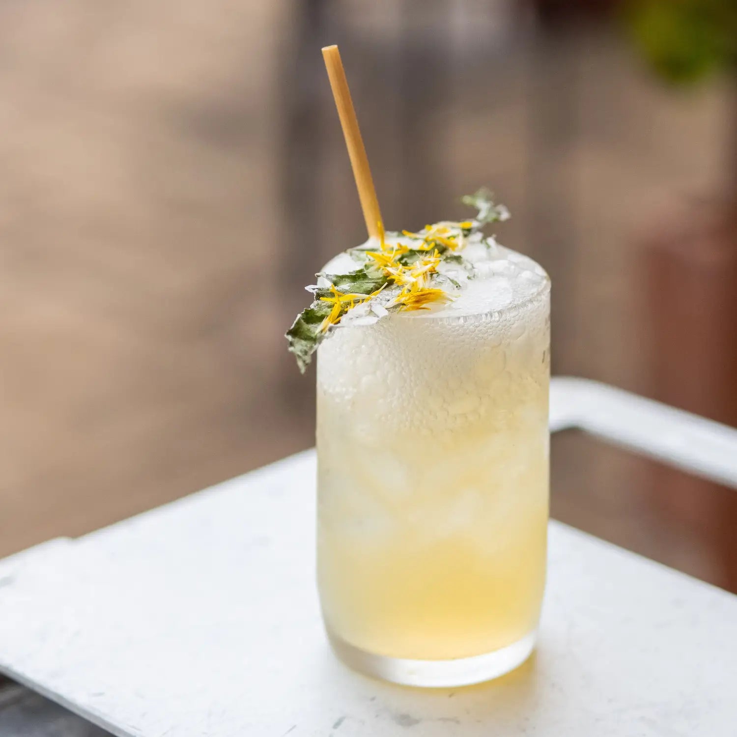 The epitome of cheerful resilience - ’The Spirit of the Dandelion’ cocktail
